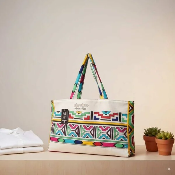 Sac Fourre-Tout "Fiesta Géométrique"